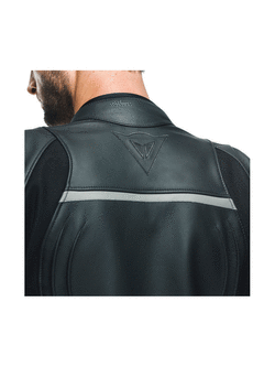 Kurtka motocyklowa skórzana Dainese Racing 4 czarno-czerwona