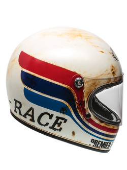 Kask integralny Premier Trophy BTR 8 BM biało-czerwono-niebieski matowy