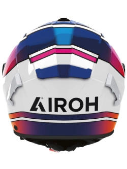 Kask integralny Airoh Spark 2 Lively Rainbow biało-niebiesko-różowy połysk
