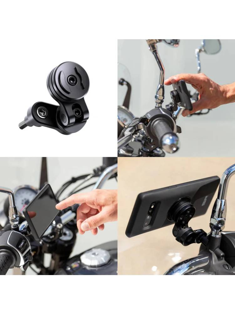 Zestaw na motocykl: etui na telefon iPhone 15 Plus + mocowanie SP Connect