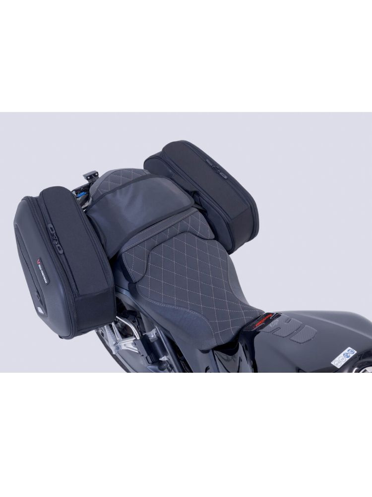 Sakwy motocyklowe tekstylne SW-MOTECH PRO BLAZE H z zestawem mocującym Honda CBR 650 R/ CB 650 R (18-) czarne