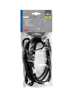 Para elastycznych linek z aluminiowymi karabińczykami Lampa (100 cm)