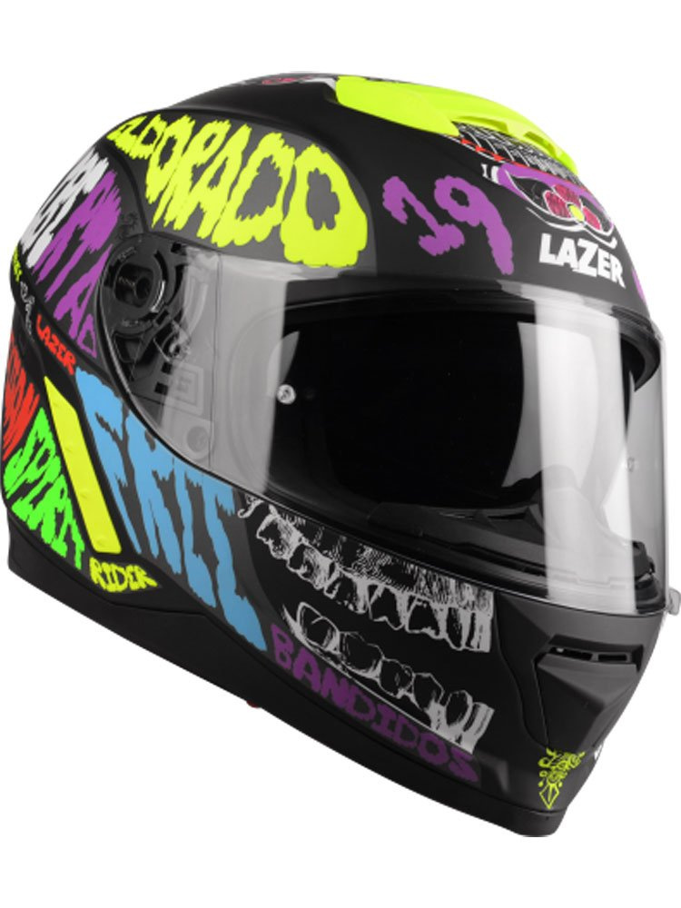 Kask integralny LAZER Rafale Mexicana czarny-multikolor