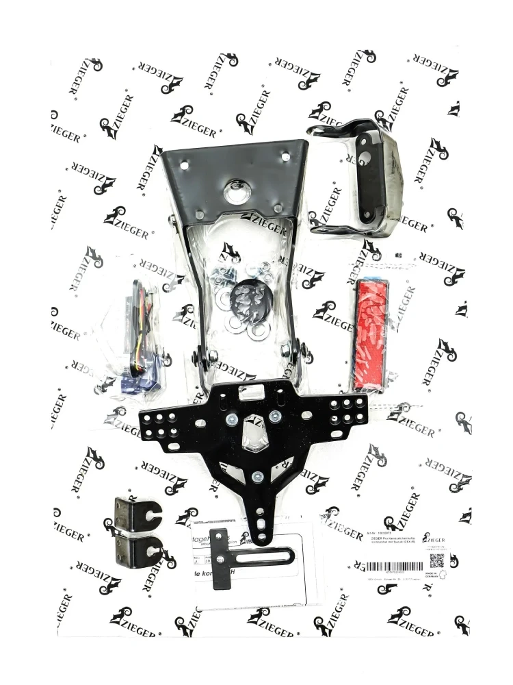 Mocowanie tablicy rejestracyjnej Zieger PRO Suzuki GSX-8S (23-24)/ GSX-8R (24)