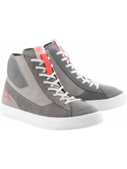 Buty motocyklowe Alpinestars Stated szaro-biało-czerwone