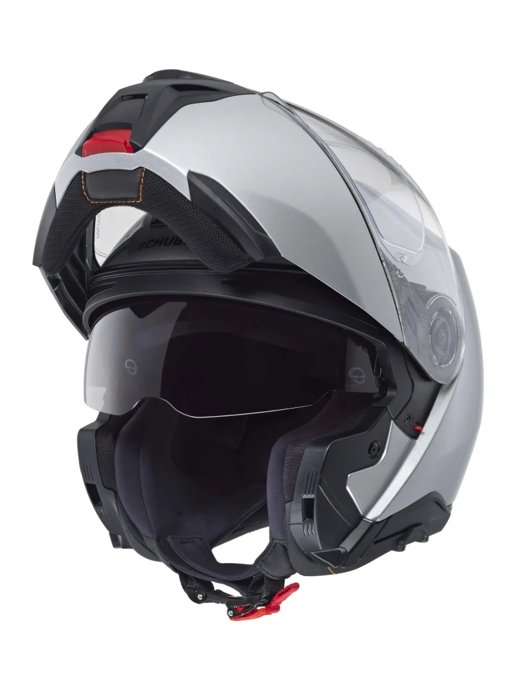 Kask szczękowy Schuberth Concept srebrny połysk