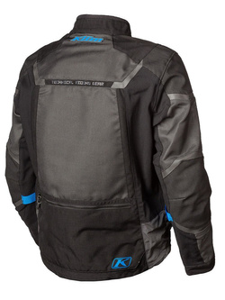 Kurtka motocyklowa tekstylna Klim Baja S4 czarno-niebieska