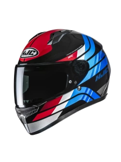 Kask integralny HJC C10 Hiper czarno-czerwony