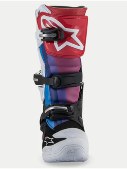 Buty enduro dziecięce Alpinestars MX Tech 7S czarno-biało-czerwone