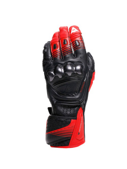 Rękawice motocyklowe Dainese Fiero Metal czarno-czerwono-białe