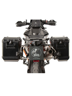 Zestaw: kufry boczne + stelaże Hepco&Becker Xplorer Cutout do KTM 890 SMT (23-) czarne