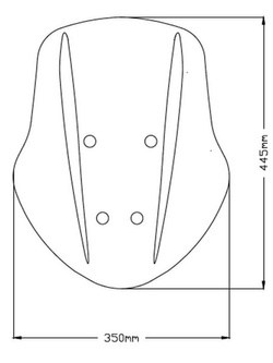 Owiewka PUIG Naked New Generation Ducati Diavel 1260/ S (19-23) przezroczysta