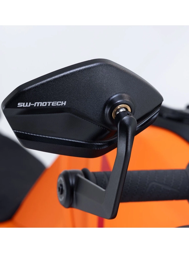 Lusterka motocyklowe Sw-Motech Sport na koniec kierownicy KTM 1290 Superduke R (19-)/ Evo (21-), 1390 Superduke R/ Evo (23-) czarne