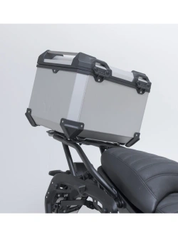 Zestaw: kufry boczne + kufer centralny TRAX ADV + stelaże SW-Motech BMW R 1300 GS (23-) srebrne