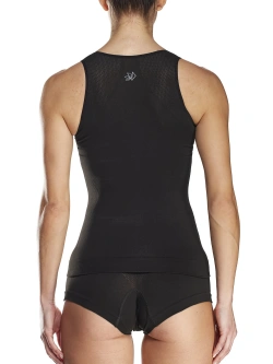 Koszulka termoaktywna bez rękawów SIXS 4-Season damska czarna