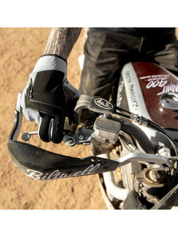 Rękawice cross Biltwell Baja szaro-czarne