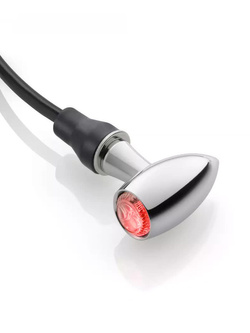 Kierunkowskaz motocyklowy Rizoma Club S (1 sztuka w zestawie) srebrny