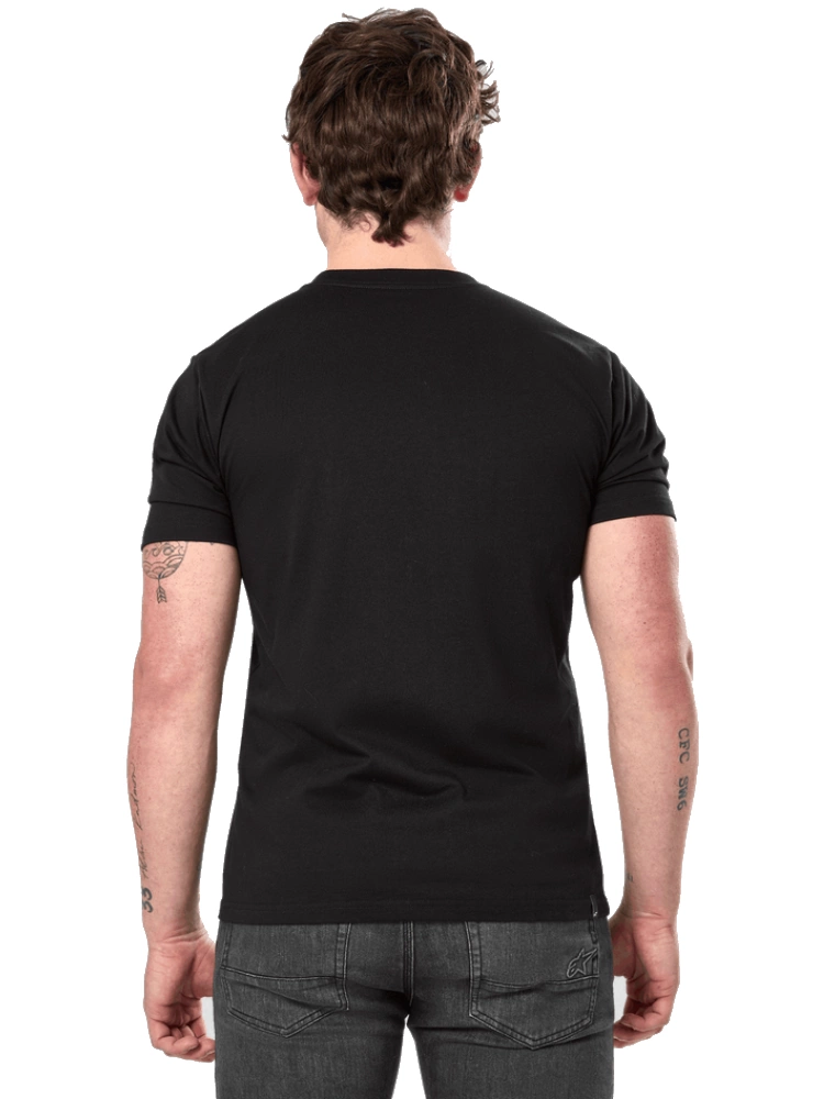 Koszulka z krótkim rękawem Alpinestars Semicircle CSF czarna