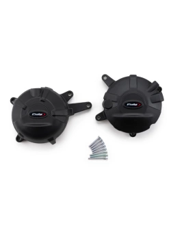 Pokrywy dekli silnika PUIG Honda NC 750X (21-)/ DCT (25-) czarny 
