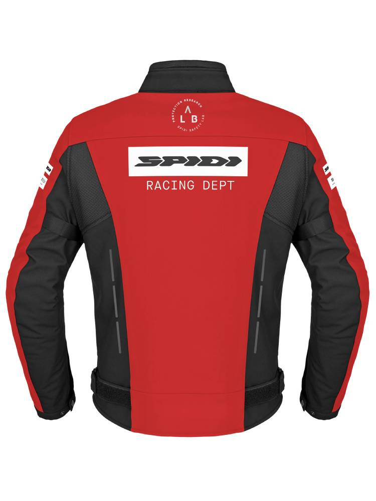 Kurtka motocyklowa tekstylna Spidi Corsa Tex czerwono-czarna