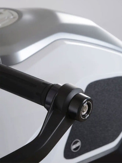 Koncówki kierownicy motocyklowej R&G Racing BMW F 900 XR (20-24) srebrno-czarne