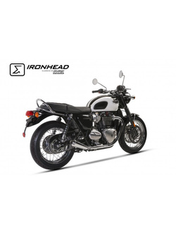 Tłumik motocyklowy IXIL OVC11SS Ironhead Conical Triumph Bonneville T100/ Black (18-20)/ T120 (16) na lewą stronę