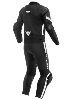 Kombinezon motocyklowy dwuczęściowy Dainese AVRO 4 czarno-biały