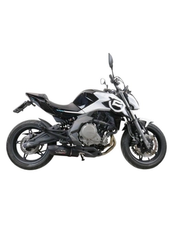 Tłumik motocyklowy G.P.R Furore Nero CF Moto 400 NK (21-23) E5 aluminiowy [bez homologacji]