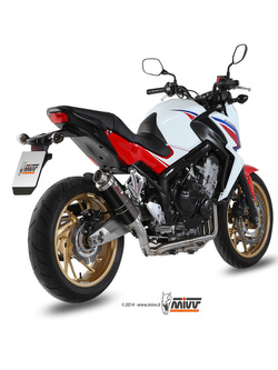 Pełny układ wydechowy (GP) MIVV do Honda CB 650 F (14-18) czarny