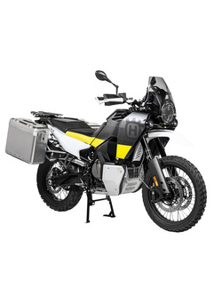 Zestaw: kufry boczne srebrne Zega Mundo + stelaże srebrne Touratech Husqvarna Norden 901/ Expedition, KTM Adventure 890/ R/ 790/ R (31+38L)