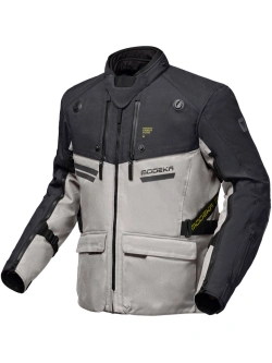 Kurtka motocyklowa tekstylna Modeka Atlaz czarno-popielata