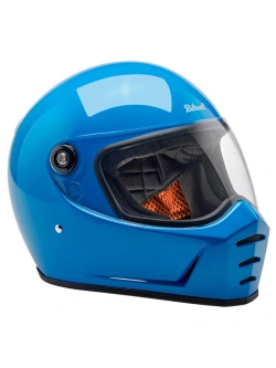 Kask integralny Biltwell Lane Splitter Solid niebieski