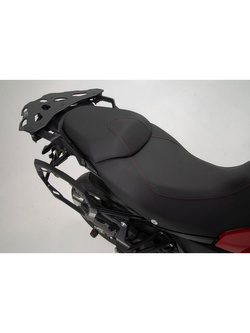 Zestaw: kufry boczne + kufer centralny + stelaże TRAX ADV SW-MOTECH do motocyklado Ducati Multistrada 1200/ 1260/ 950 (15-), Multistrada V2/ S (21-) [pojemność: 45 prawy + 45 lewy + 38 centralny]