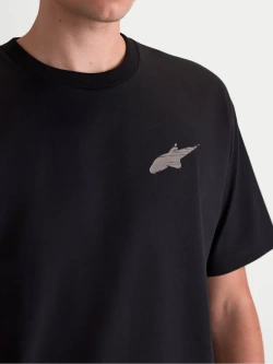 Koszulka z krótkim rękawem Alpinestars Checkback Oversized CSF czarna