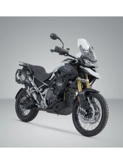 Zestaw: kufry boczne DUSC L + kufer centralny DUSC M + stelaże PRO + stelaż Adventure-Rack SW-Motech Triumph Tiger 1200 GT/ Pro/ Rally Pro (22-) [poj.: 1 x 33l + 2 x 41l]