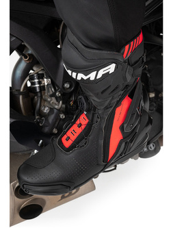 Buty motocyklowe Shima VRX-3 czarno-czerwone