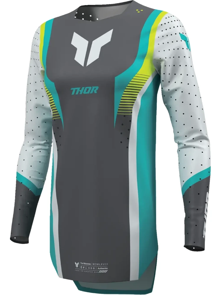 Bluza enduro damska Thor Sportmode Velocity szaro-zielona