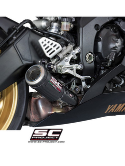 Tłumik SC-Project CR-T Carbon (Slip-on, Niska pozycja) - Yamaha YZF R6 [06-16]