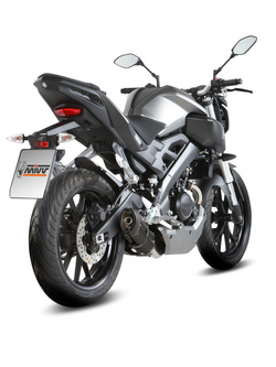 Pełny układ wydechowy (Suono) MIVV do Yamaha MT-125 (15-19) / YZF-R125 (14-18) czarny