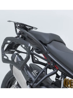 Zestaw: kufry boczne TRAX ADV + stelaże PRO SW-Motech Ducati Multistrada V2/ S (12,13,14) (24-) czarne [poj.: 2 x 45 L]