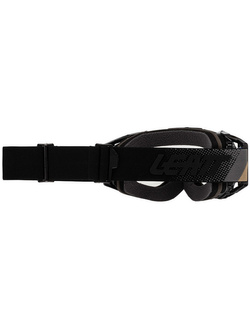 Gogle motocyklowe Leatt Velocity 5.5 z przezroczystą szybą czarne