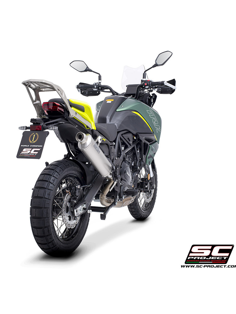 Tłumik motocyklowy SC-Project Rally-S Benelli TRK 702 - 702X (23-) tytan