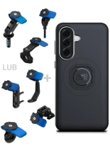 Zestaw na motocykl: etui MAG na telefon Samsung Galaxy A37 (magnetyczne) + mocowanie Quad Lock