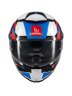 Kask integralny MT Thunder 4 SV Luminence A7 biało-czerwono-niebieski połysk