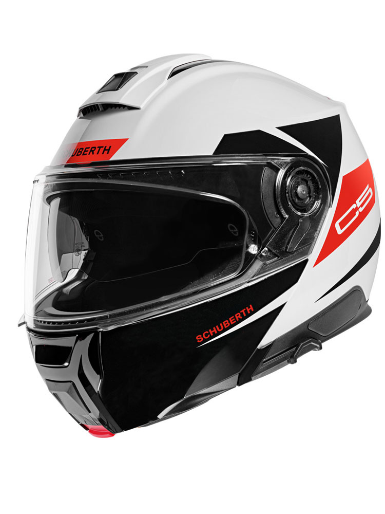 Kask szczękowy Schuberth C5 Eclipse czerwony