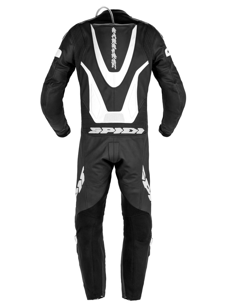 Kombinezon motocyklowy jednoczęściowy Spidi Laser Pro Perforated czarno-biały