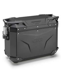 Kufer boczny aluminiowy GIVI Trekker Outback Evo Black Line czarny matowy, prawy [poj.: 37 l]
