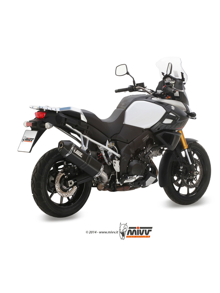 Tłumik motocyklowy Slip-On Line (Speed Edge) MIVV do Suzuki V-Strom 1000 / XT (14-20) / 1050 / XT (20-) czarny