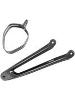 Wspornik i zacisk Akrapovič Kawasaki Ninja ZX-10R (17-20)/ SE (18-20)/ Ninja ZX-10RR (17-20) [włókno węglowe]