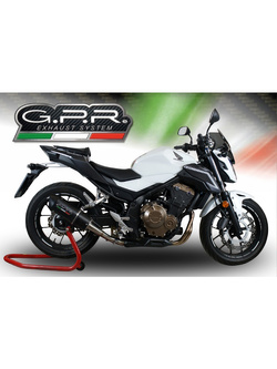 Pełny układ wydechowy G.P.R Furore Nero Racing [Black Aluminium] - Honda CB 500 F [16-18] e4